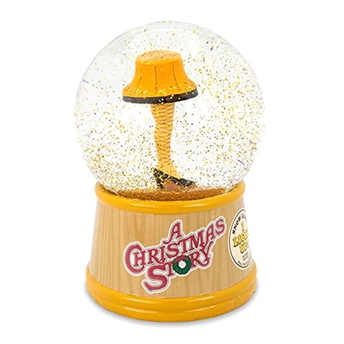 Silver Buffalo A Christmas Story Leg Lamp Light-Up Adult Snow Globe