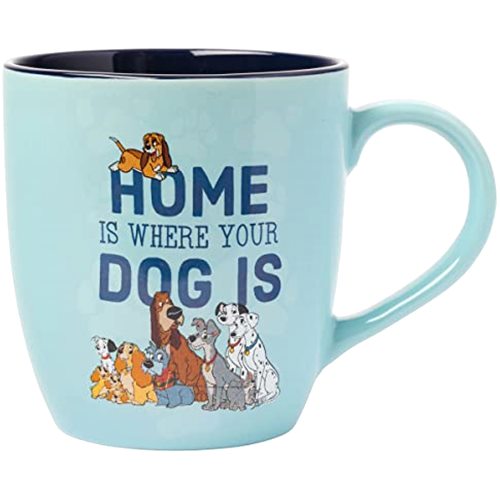 Silver Buffalo Disney Classics Home Is Where Your Dog Is Ceramic Mug