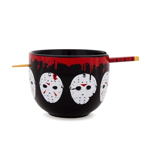 Silver Buffalo Friday The 13th Jason Voorhees Mask Ceramic Ramen Dinnerware