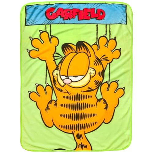 Silver Buffalo Garfield Hanging On 45" x 60" Fleece Throw