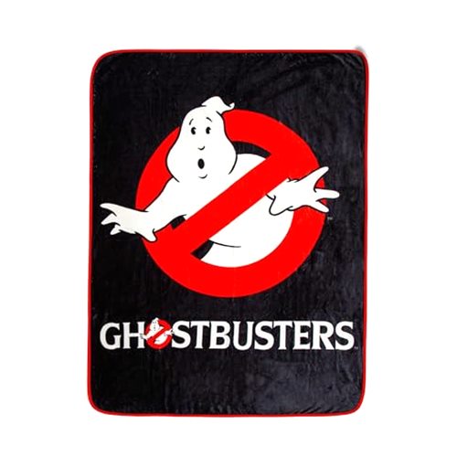 Silver Buffalo Ghostbusters Logo Raschel Throw Blanket