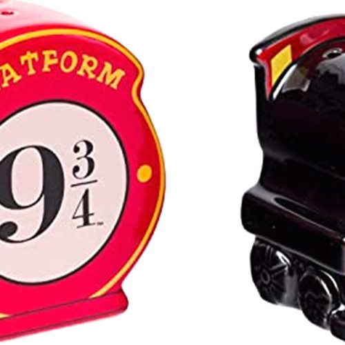 Silver Buffalo Harry Potter Hogwarts Express Platform 9 3/4 Ceramic Salt