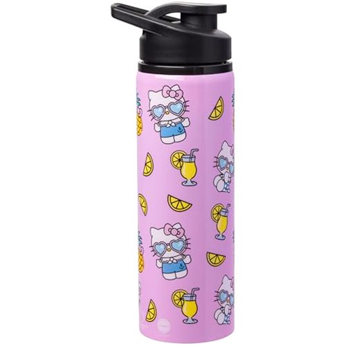 Silver Buffalo Hello Kitty Summer Stainless Steel Water Bottle