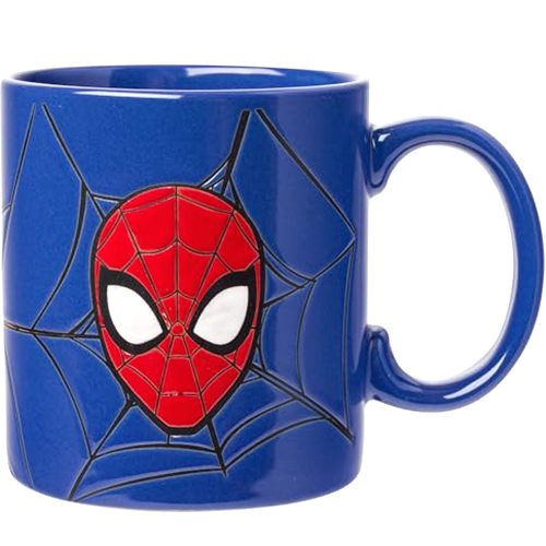 Silver Buffalo Marvel Comics Spiderman Wax Resist Ceramic Mug