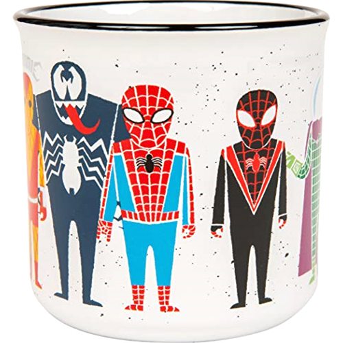Silver Buffalo Marvel Spider-Man and Villains Ceramic Camper Mug