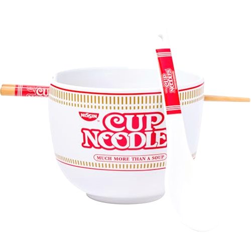 Silver Buffalo Nissin Cup of Noodles “Much More Than a Soup” Ceramic Ramen