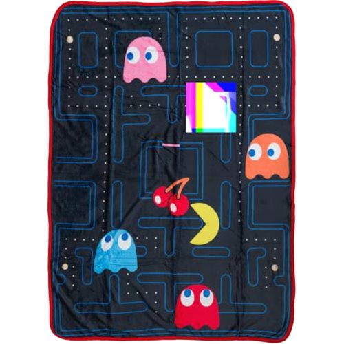Silver Buffalo Pacman 45" x 60" Fleece Throw