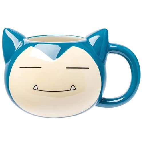 Silver Buffalo Pokémon Snorlax Face 3D Sculpted Ceramic Mug