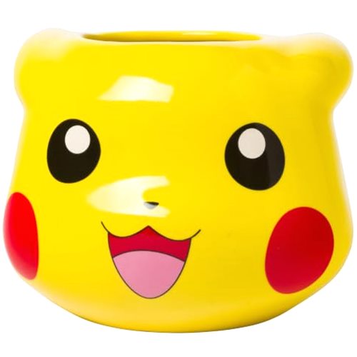 Silver Buffalo Pokemon Pikachu 3D Sculpted Ceramic Mug