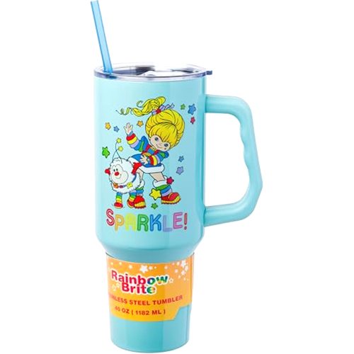 Silver Buffalo Rainbow Brite and Twink Sparkle Double Walled Stainless Steel