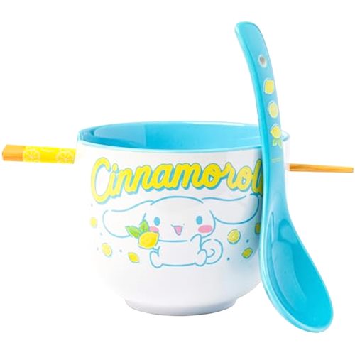 Silver Buffalo Sanrio Hello Kitty and Friends Cinnamoroll Lemons Ceramic Ramen