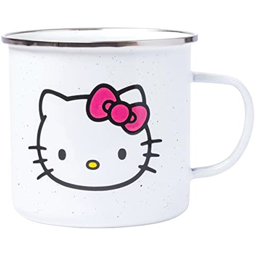 Silver Buffalo Sanrio Hello Kitty Enamel Camper Coffee Mug