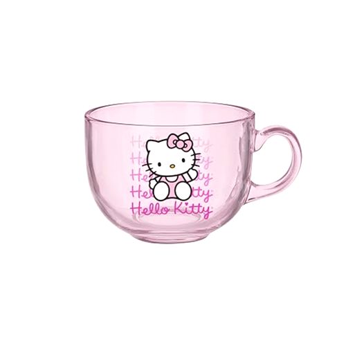 Silver Buffalo Sanrio Hello Kitty Glass Coffee Mug