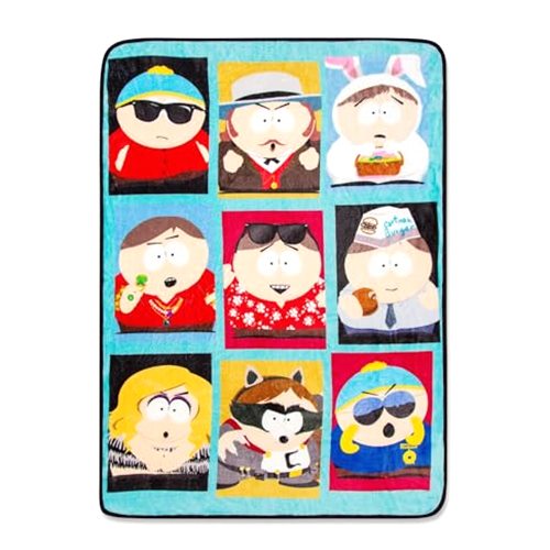 Silver Buffalo South Park Eric Cartman Raschel Throw Blanket