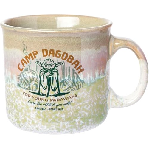 Silver Buffalo Star Wars Camp Dagobah High Gloss Reactive Glaze Ceramic Camper