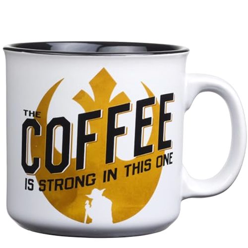 Silver Buffalo Star Wars The Coffee is Strong In This One Ceramic Camper-Style