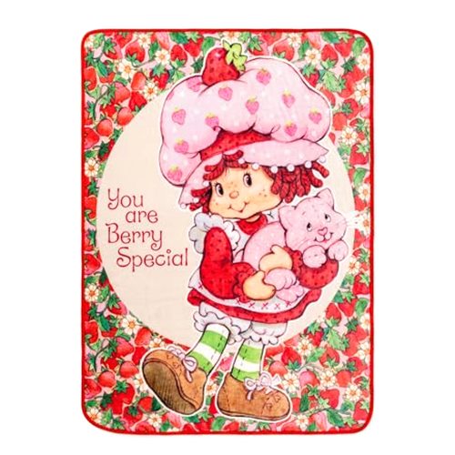 Silver Buffalo Strawberry Shortcake You are Berry Special Raschel Throw